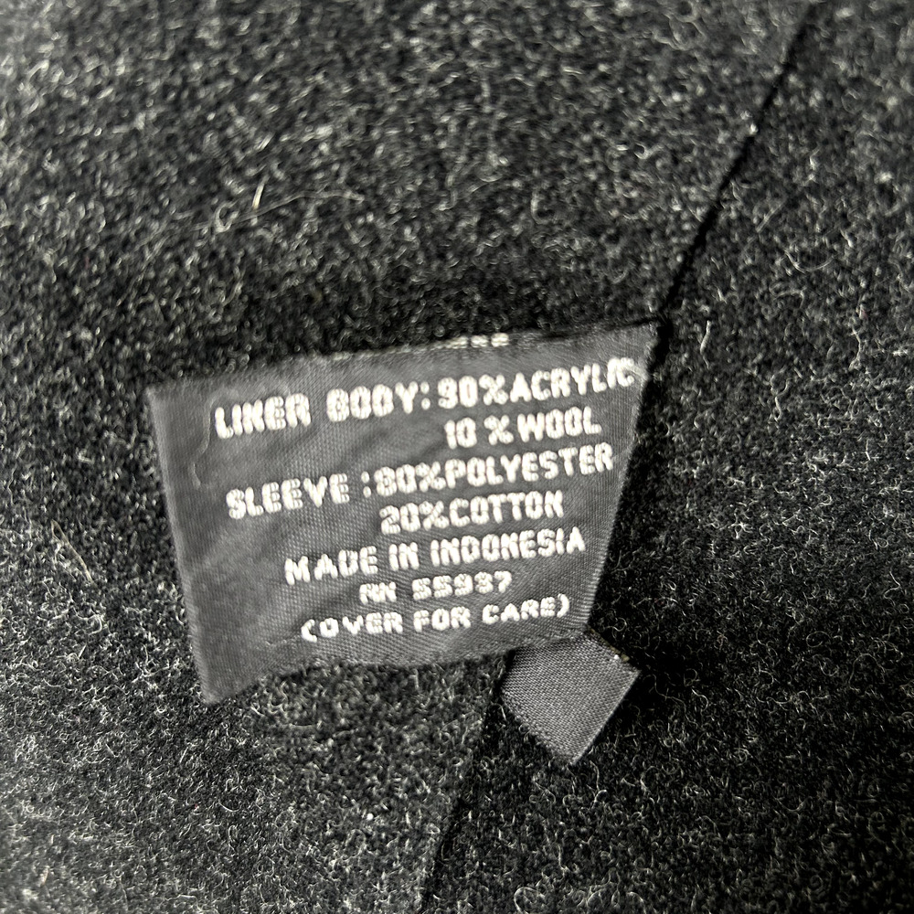 Bill Blass Mens Navy Blue Trench Coat Size 40 Short Removable Wool Liner Classic - Picture 9 of 15